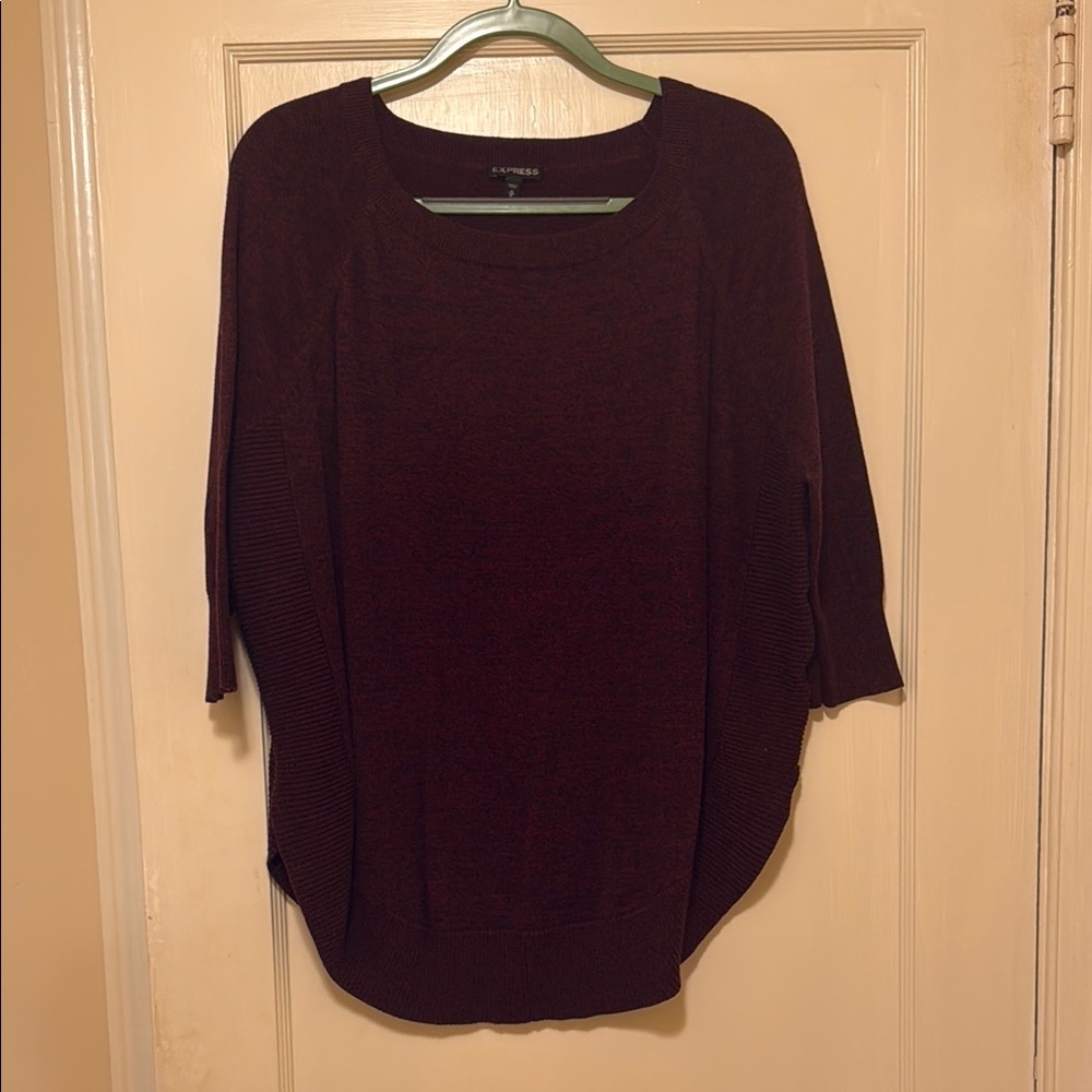 Women's Burgundy Sweater